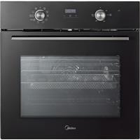 Midea MBO65M90D2-BK Xpress Fry Built In 60cm Electric Single Oven Black A+