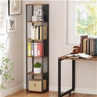 HOMCOM 5-Tier Bookshelf, Freestanding Display Storage Unit Refurbished