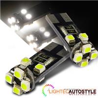 2x CANBUS ERROR FREE 8 SMD LED XENON HID PURE WHITE W5W T10 501 SIDE LIGHT BULBS