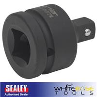 Sealey Impact Adaptor Socket Reducer 3/4 Drive Female to 1/2 Drive Male