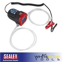 Sealey Transfer Pump 12V 84W Oil Diesel Fuel Transfer Siphon Extractor
