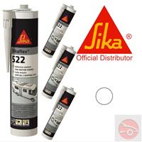 3 x Sikaflex 522 - White - Adhesive Sealant - Caravan - Sika 512 - EXPIRY: 01/27