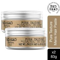 Bed Head for Men by TIGI Pure Texture Mens Hair Paste for Firm Hold 83g, 2pk