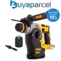 Dewalt DCH273N Cordless XR 18v SDS Brushless Hammer Drill 3 Mode Bare + Chuck