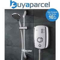 Triton Kito 10.5kw Polished Chrome Electric Shower -Rp T80XR Aquatronic Enlight