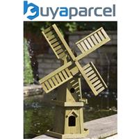Smart Garden Giant Wooden Windmill Wood Garden Ornament Pine 5020001