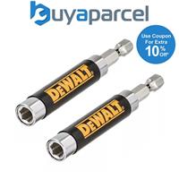 Dewalt DT7701 80mm Retracting Magnetic Screwdriver Bit Holder Finger Saver x 2