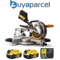 Dewalt DCS365M2 18v Cordless XPS 184mm Mitre Saw + 2 x 4.0ah Batteries + Charger