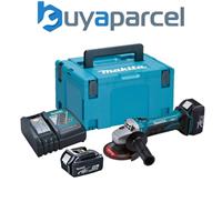 Makita DGA452RMJ 18v 4.5" 115mm Angle Grinder Lithium Ion + 2 x 4.0ah Batteries