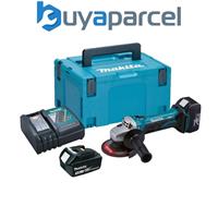 Makita DGA452RFJ 18v 4.5" 115mm Angle Grinder Lithium Ion + 2 x 3.0ah DGA452RFE