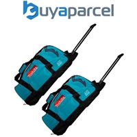 2 x Makita LXT600 Heavy Duty Padded ToolBag Tool Bag Wheels 831279-0 Duffel Bag