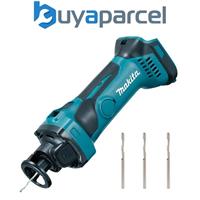 Makita DCO180Z 18v Lithium Ion Cordless Drywall Cut Out Tool Cutter + 3 Cutters