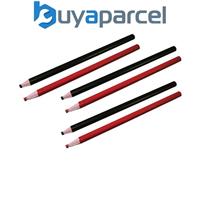 Faithfull FAITLMARKERS Ceramic Tile Markers in Black and Red - PACK OF 3
