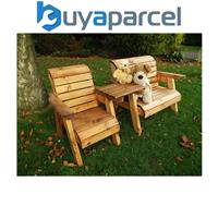 Charles Taylor Little Fellas Wooden Garden Companion Seat & Bench Straight Chair