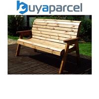 Charles Taylor Wooden Garden 3 Seater Bench Seat Armchair
