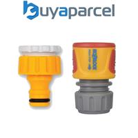 Hozelock Threaded Outdoor Tap Hose End Connector 2175 3/4" & 1/2" 2185 Waterstop