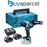 Makita DHP486RTJ 18v LXT Brushless Combi Hammer Drill 2 x 5.0Ah