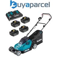 Makita DLM382 18v / 36v LXT Cordless Lithium Battery Lawn Mower 4 x 5.0ah
