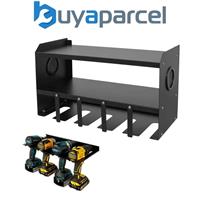 Sealey Powertool Drill Impact Driver Tool Wall Storage Unit Charging Rack PTSR5