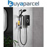 Triton Aspirante 9.5KW Matt Black Electric Shower - Includes Head + Riser Rail