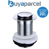 Chrome Unslotted Sprung Basin Waste