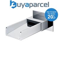 Wall Mounted Waterfall Spout Tap Chrome