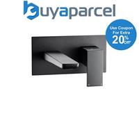 Black Wall Mounted Basin Mixer