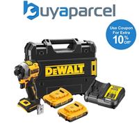 Dewalt DCF850D2T 18v XR Brushless Ultra Compact Impact Driver + 2x 2ah Batteries