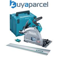 Makita SP001GZ03 40v MAX XGT Brushless Plunge Saw 165mm Bare + Case + 1.0m Rail