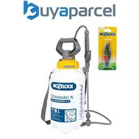 Hozelock 4231 Pressure Sprayer Standard 7 Litre with 4103 Spray Nozzle Set