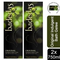 Badedas Original Indulgent Bath Gelee with Chestnut Extract 750ml, 2 Pack