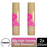 2 Pack Toni & Guy Glamour Sky High Volume Dry Shampoo, 250 ml - 201-300 ml Jumbo/Family Size