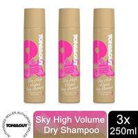 Toni & Guy Glamour Sky High Volume Dry Shampoo - 3 x 250ml - 250ml Travel Size