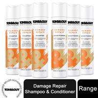 3ofEach Toni&Guy Damage Repair Shampoo 250ml & Conditioner 250ml for DamagedHair