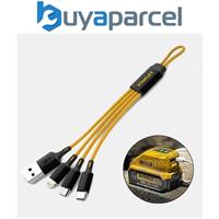 Stanley 3 in 1 Multi USB Charger Charging Cable iPhone Android Micro USB Car