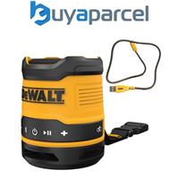 Dewalt DCR009 Rechargeable Compact Bluetooth Speaker Range + USB-A USB-C Cable