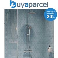 Gainsborough GDRE Round Dual Outlet Thermostatic Bar Mixer Shower Chrome Riser