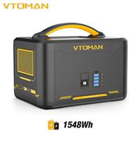 VTOMAN Extra Backup Battery 1548Wh Portable Solar Generator LiFePO4 Camping UK