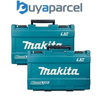 Makita 18v Tool Storage Case Fits 2 Drill Combi Impact Driver Brushless LXT x 2