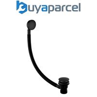 Bristan Round Clicker Bath Waste Black with Overflow