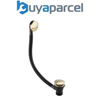 Bristan Round Clicker Bath Waste Brushed Brass