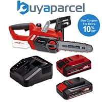 Einhell 18v Cordless Chainsaw 25cm Bar Oregon Chain PXC Heavy Duty 2 x Batteries