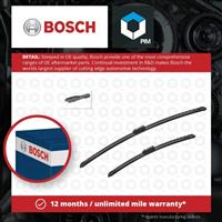 2x Wiper Blades (Pair) Flat Aero type A864S 3397007864 Bosch Aerotwin 650/450mm