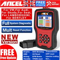 ANCEL VD700 Full System Diagnostic ABS SRS EPB OBD2 Scanner Code Reader For VAG