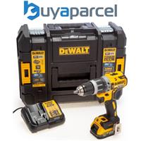 DeWalt DCD796E1T 18V XR Brushless Combi Hammer Drill - 1 x POWERSTACK Batteries