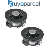 2 x Makita Grass Trimmer Spool 6m Line Metal Bump Head DUR181Z DUR193Z DUR180