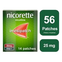 Nicorette InvisiPatch 25mg Step 1 - 14 Patches Free Delivery! uD83DuDCE6