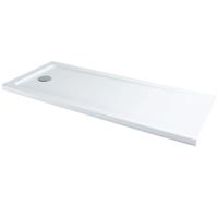 Low Profile 1700 x 700mm Shower Tray with Waste White ABS Material Bathroom