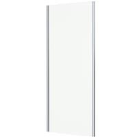 Side Panel 760mm - 6mm Metal Frame Clear Glass Bathroom Shower
