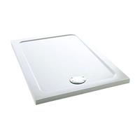 Mira Flight Low Profile 1400 x 800mm Stone Resin Shower Tray with Waste